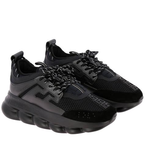 versace black party shoes|black Versace shoes for men.